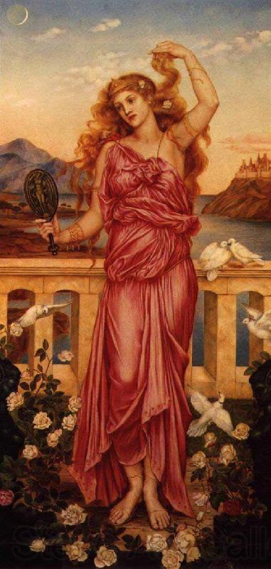 Evelyn De Morgan Helen of Troy Norge oil painting art